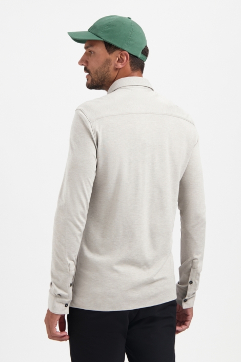 NO-EXCESS shirt jersey melange stretch